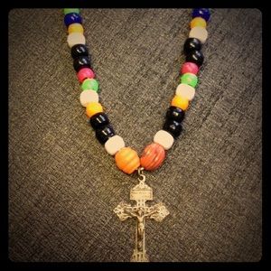 Lady Of Guadalupe Crucifix Necklace